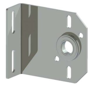 Uchwyt środkowy z łożyskiem odległość od ściany - 152 mm, kg - 100/szt.