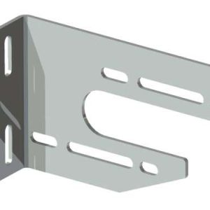 Uchwyt podpierający odległość od ściany - 86-152 mm, 4 mm galwanizowana stal, LEWY