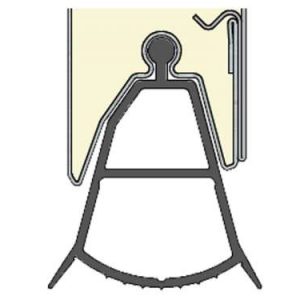 Uszczelka dolna do panela EPCO, pakowana po 20 metrów, uszczelka nie wymaga korytka dolnego