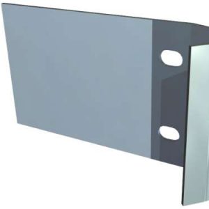 Płyta łączącs do prowadnic  129x75x2mm otwory fi8mm