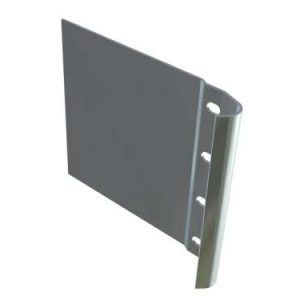 Płyta 200x150x2 mm galwanizowana stalowa łącząca kątownik pionowy z prowadnicą pionową