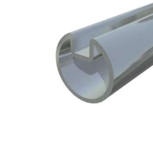 Wał pusty 25,4x1,8mm z rowkiem, galwanizowany L 6000mm, klin 25064 lub 25073