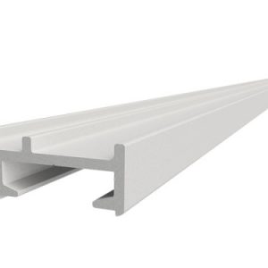 Profil aluminiowy anodowany L 3400 mm, do montażu na skrzydle drzwi serwisowych przy niskim progu, stosować razem z uszczelką 875030
